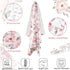 Baby Blanket for Girls, Super Soft Double Layer Minky with Dotted Backing, Floral Design, 30 X 40 Inches