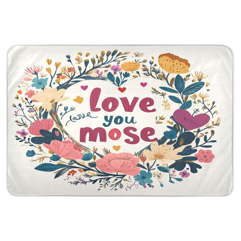 GuoChe Valentines Day Flowers Heart Branch Love You Mose Extra Large Resuable Changing
