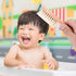Set 4pcs Woolen Hair Brush and Wooden Comb for Scalp Care, Beech Wood Material, Soft Wool Bristles, Gentle Grooming Kit