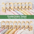 Closet Set 8 24 Baby Dividers for Clothes Organizer - of Beautiful Wooden Double-Sided Baby Clothes Size Hanger