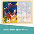 Nativity Scene Kids 24 Piece Puzzle for 3 Year Old, Unique Shape Jigsaw Pieces Christmas Wooden Jigsaw Puzzles for Toddlers Ages 3-5, Preschooler Puzzles with Wooden Puzzle Tray