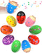 9 Pack Wooden Percussion Musical Shake Easter Eggs with Toys Inside, Montessori Gifts for Kids Ages 3-5