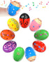 9 Pack Wooden Percussion Musical Shake Easter Eggs with Toys Inside, Montessori Gifts for Kids Ages 3-5