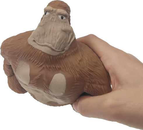 Hilarious Brown Gorilla Stress Relief Toy - Perfect for Kids and Adults