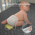 2 Pack, (52''x28'',Gray) Waterproof Crib Mattress Protector Soft and Breathable Crib Mattress Pad Cover, Noiseless