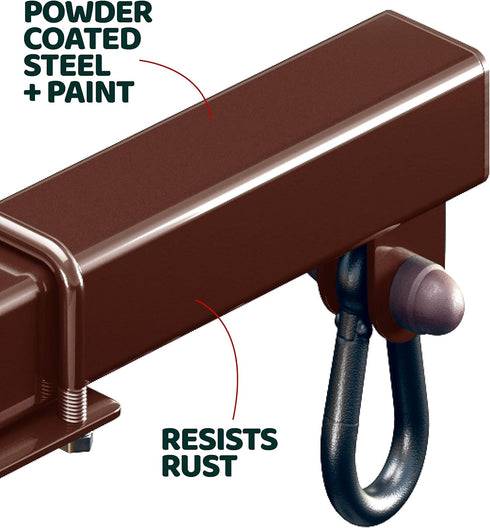Swurfer Swingset Conversion Bracket, Heavy Duty Horse Glider Bracket for Swing Set Attachment