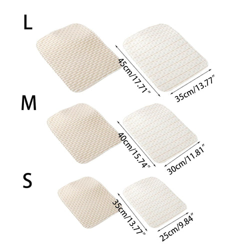 KSTZGTA Cotton Diaper Changing Pad Cotton Diaper Mat Anti Leak & Easy to Carry Provides A Convenient Urination