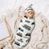 YallLocoMo Seamless Sets Custom Newborn Swaddle Blankets Hat Car Soft Baby Receiving Blanket Swaddle Sack for Baby