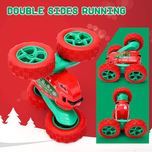 GAOMON 2PACK Remote Control Stunt Car for Kids, 2.4GHz High Speed Rock Crawler, 360° Rotating 4WD
