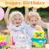 Easter Bunny Stuffed Animal Birthday Interactive Bunny, Musical Birthday Stuffed Animal, Clapping Activates Singing