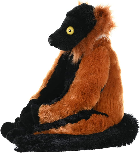 Cuddlekins12 Inches Wild Republic Red Ruffed Lemur Plush, Stuffed Animal, Plush Toy, Gifts for Kids