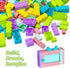 Classic Building Bricks Playset, 1000 Pieces Bulk Blocks Set, STEM Toys for Kids 4+ Years Old, Compatible with All