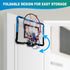 Basketball Hoop Indoor for Kids Adults, Scorer with 2 Scoring Methods, Mini Hoop with 3 Batteries and Balls