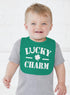 Aiden's Corner Baby Infant Cute Handmade Holiday Baby 1st St Patricks Day Bibs - Boy Girl Green St Paddys Day Bib