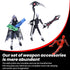 MIGESS T13 Set, 3D T13, Dummy 13 13,t13 Action Figure Printed Toy Titan Action Figure AccessoriesDeath Cape, Skeleton