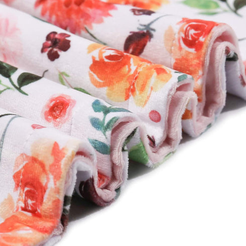 50 60 Inch(125x150cm) BORITAR Baby Blanket Super Soft Double Layer Minky with Dotted Backing, Receiving Blanket