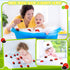 50 Pcs Mini Ladybug Squeak Toys, Fake Shower Animal Bath Toys for Pool and Birthday Party Favors