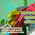 Ponilyer 3-12 Dinosaur Track Toy, Electric Simulated Scenario Car Road, Children's Competition Race Track, Music