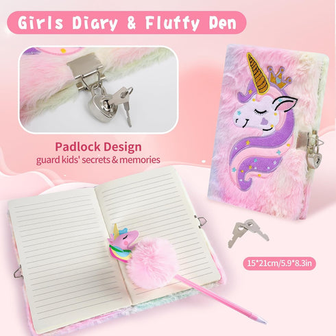 6-8, 5 6 7 8 9 10 Cherry Tale Unicorn Gifts for Girls Age Kindergarten Graduation Gifts for Girls, Unicorn Toys
