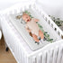 Baby Jungle Safari Animals Changing Pad Covers, Eucalyptus Leaves, Lion, Elephant, Zebra, Giraffe, 32''x16''
