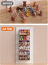 6 Over the Door Organizes- Tier Stuffed Animal Storage, Bathroom Organizers and Storage, Swing-proof Hanging Organizer