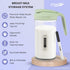 24oz Masontops Breast Milk Storage Kit - Airtight Mason Jar with Handle, Marker & Stick-on Thermometer for New Moms