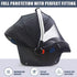 Baby Mosquito Net for Infant Car Seats, Strollers, and Bassinets - Breathable Elastic Netting, Portable Durable Insect
