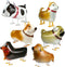 Puppy Dog Themed Birthday Party Decorations, 6pcs Dog Balloons for Birthday Party Supplies