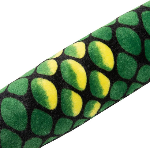 Plush Giant Snake Stuffed Animal - Realistic 110 Inches Toy Gifts for Boys and Girls with Red Eyes