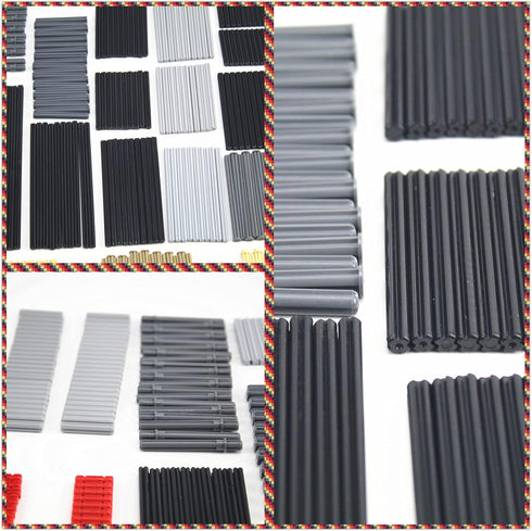 Technical Pieces and Parts Axles Set, 470 Pcs Compatible with All Major Brands Building Block Bricks MOC Parts DIY