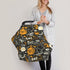 Schgap Funny Doodle Car Seat Cover for Baby, Nursing Cover Breastfeeding Baby Carrier Cover Stroller Cover for Toddler