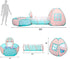 3 in 1 Pop Up Kids Play Tent with Tunnel and Ball Pit, Indoor/Outdoor Playhouse for Kids, Boys, Girls, Orange