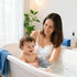6-12 12-18 1-3 2-4 Bath Toys, Light Up Dolphin Baby Bath Toys for Babies Months, Rechargeable Sprinkler Musical Toys