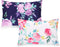 Toddler Pillowcase 2 Pack, Purple Flower Kids Pillow Cover for Sleeping, Fit