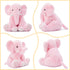 19.6 Inch Tezituor Plush Elephant Stuffed Animal Giant Pink Elephant Toys Soft & Cuddly Plush Animal Gift for Girls