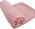 Baby Want Designs Neutral Swaddles - 47x47 Inches, 70% Viscose from Bamboo & 30% Organic Cotton (Dusty Rose)