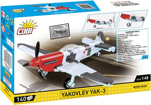 COBI Historical Collection WWII Yakovlev Yak-3 Plane - Detailed Model for History Enthusiasts and Collectors