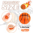 Mini Basketball Stress Ball 36 Pack, Small Foam Sports Ball, Basketball Party Favors for Kids, Anxiety Relief Toy