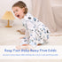 WONDAY Toddler Sleep Sack with Legs, 0.5T Cotton Sleeveless Baby Sleep Bag, Wearable Blanket for 2t-3t