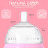 6 Oz (2 Pack), INTTERO Baby Bottles with Built-in Formula Dispenser, Anti-Colic Wide Neck Design for Newborn Feeding