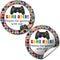 Game Over Video Game Birthday Party Sticker Labels, 40 2" Circle Stickers by AmandaCreation for Party Favors