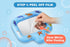 Tummy 012 Inflatable Time Water Mat with Mirror Portable Baby Play Mat for Month Infants, Strengthen Muscles & Promote