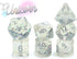 Gate Keeper Games and Dice: Holographic Dice - Unicorn 7pc Set, Transparent Holographic Glitter Swirl