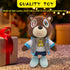 Cute Plush Bear Toy - 10 Inch Soft Stuffed Animal, Perfect Graduation Gift for Kids and Fans