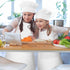 Kids Apron and Chef Hat Set - Adjustable Children Apron with 2 Pockets for Cooking and Baking