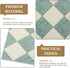 Toyvian Dollhouse Mosaic Floor Tile Miniature Kitchen Bathroom Flooring Wallpaper for Doll House Decorations