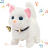 Easfan Walking Kitty Plush Toy, Electric Interactive Cat Stuffed Animal, Meowing Tail Wagging Head Nodding, Birthday