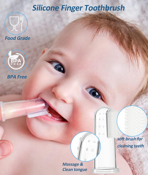 Baby Healthcare and Grooming Kit, Electric Safety Nail Trimmer with Hair Brush Comb for Newborn Infant Toddlers, Baby