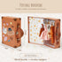 Set 3+ Golray Portable Dress Up Plush Doll with Storage Case, Cat & Dog Stuffed Animal Toys, Doll Clothes with Wooden