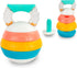 BEBE FUERTE Stack and Count Kettlebell Activity Toy by Robin Arzon - Bilingual Stacking Toys for Baby Workout Gifts
